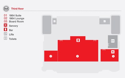 Pavilion Third Floor Floorplan