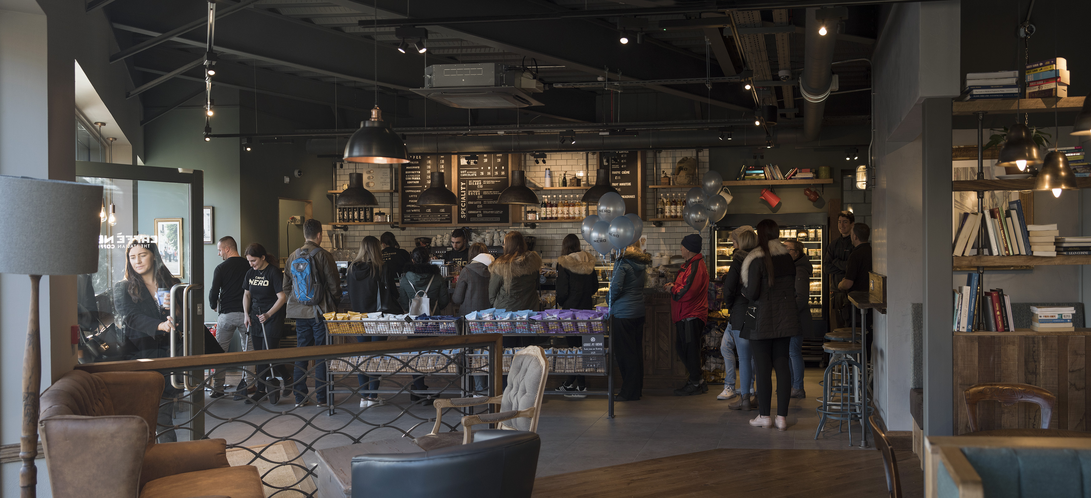 Inside Emirates Old Trafford Caffe Nero